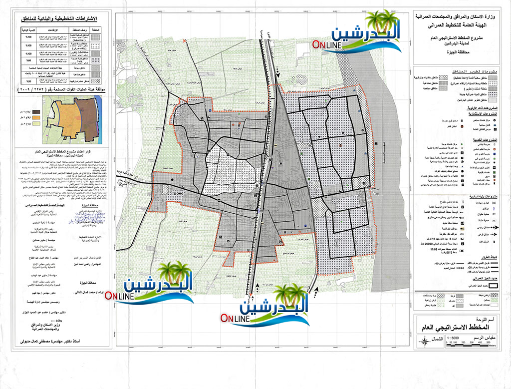 الحيز العمراني البدرشين العياط