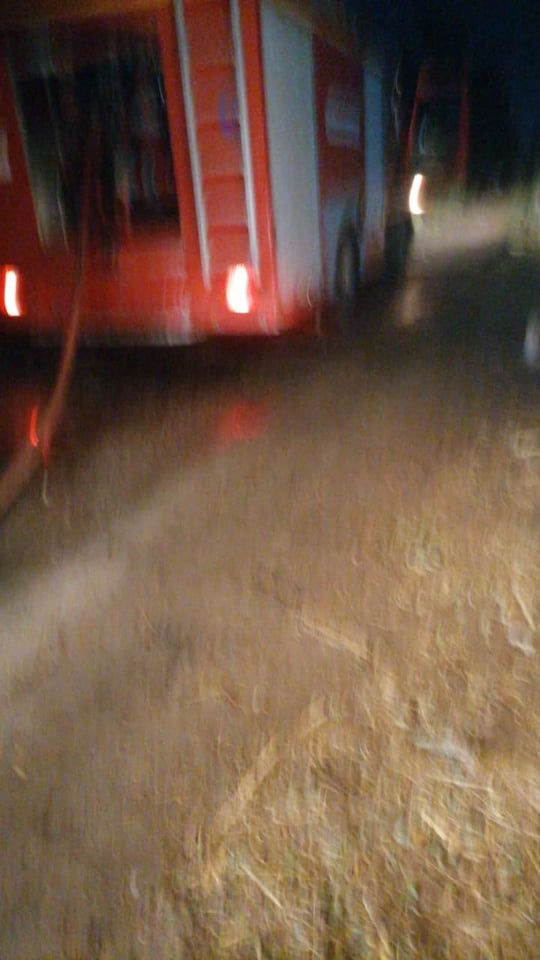 حريق مزرعة مواشي بالبدرشين